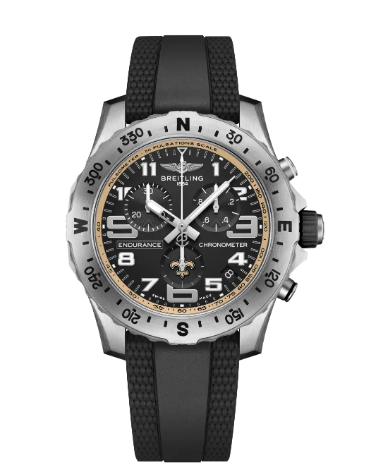 Review Breitling Endurance Pro 44 NFL New Orleans Saints Edition Replica watch E823106A1BWS1